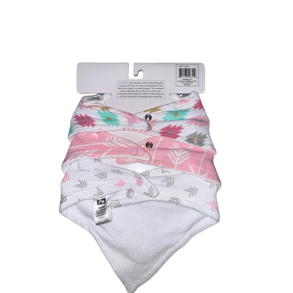 Hudson Baby Bandana 3 Bibs Set